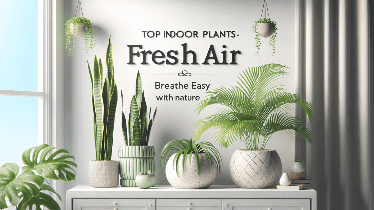 Top Indoor Plants for Fresh Air: Breathe Easy with Nature